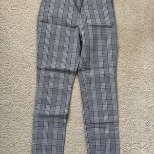 Gray Plaid Pants size 2